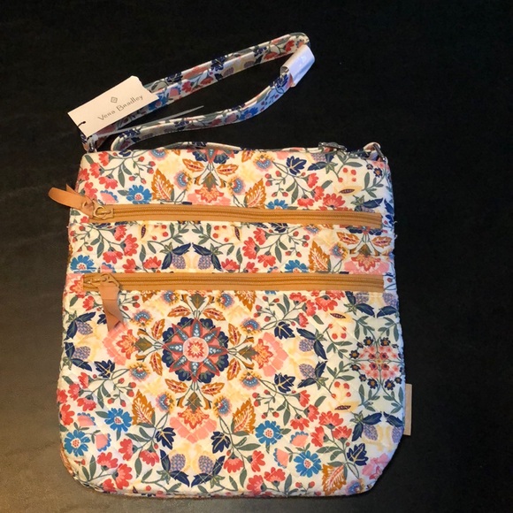 Vera Bradley Handbags - NWT - Vera Bradley Triple Zip Hipster Crossbody Bag - Enchanted Mandala design